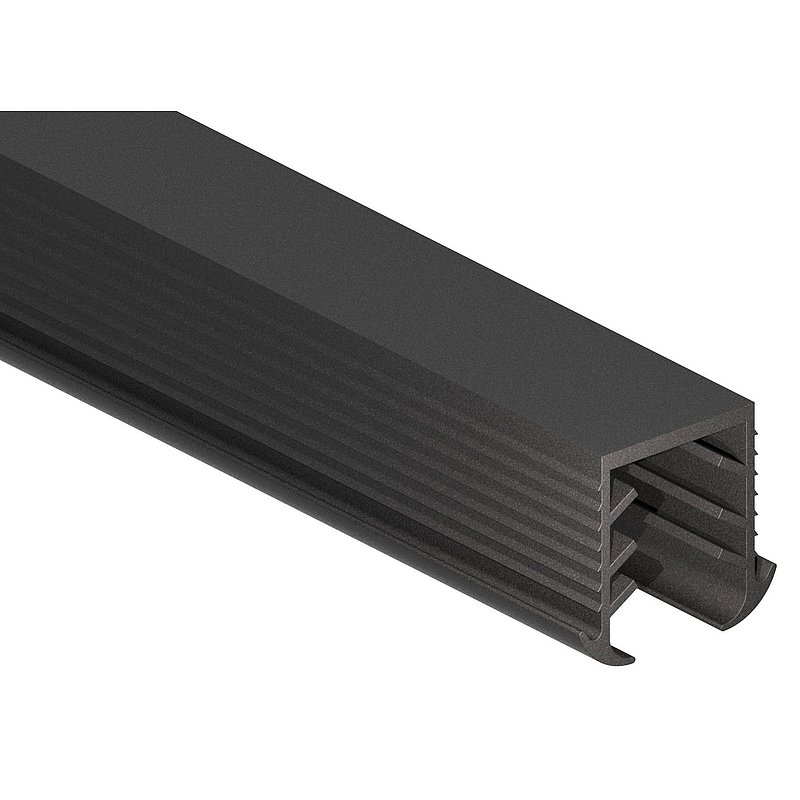 Wedge seal for glass 16.76 - 17.52mm, for groove 27x30mm, 6m