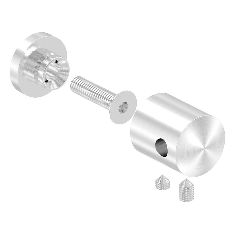 Cable holder, for 5mm cable, connection: straight, AISI304