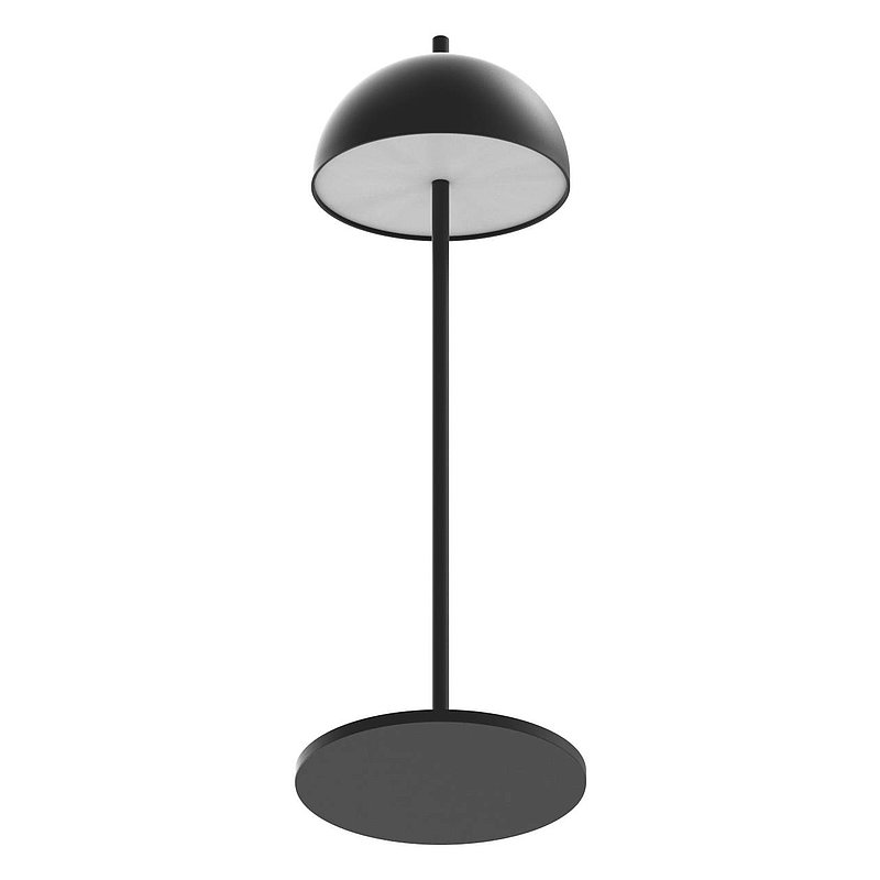 STALYS n°2 Dark Horizon: Rechargeable table lamp black in 38x12x13.5cm