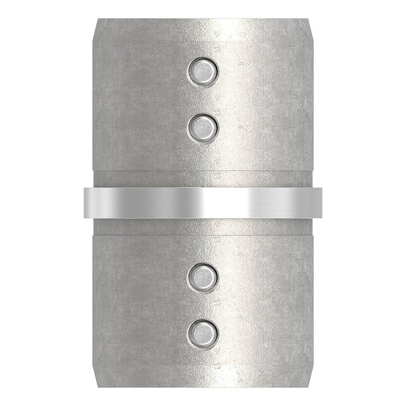Rohrverbinder für Nutrohr 42,4mm, V4A