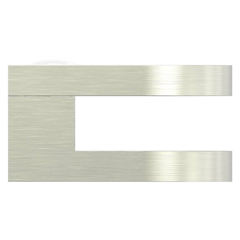 Pince à verre modèle 30, jonction: droite, aspect inox