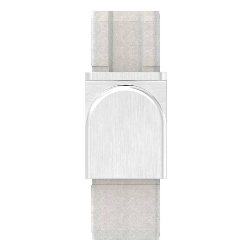 Raccord articulé pour tube 40x40x3,0mm, V4A