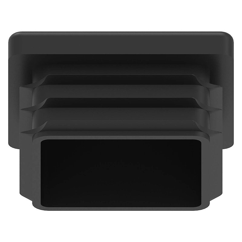 Plastic end cap for square tube 40x40mm