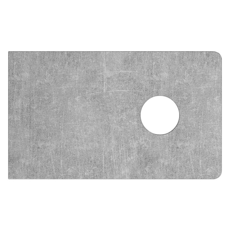 Weld-on bracket square 50x30x6mm