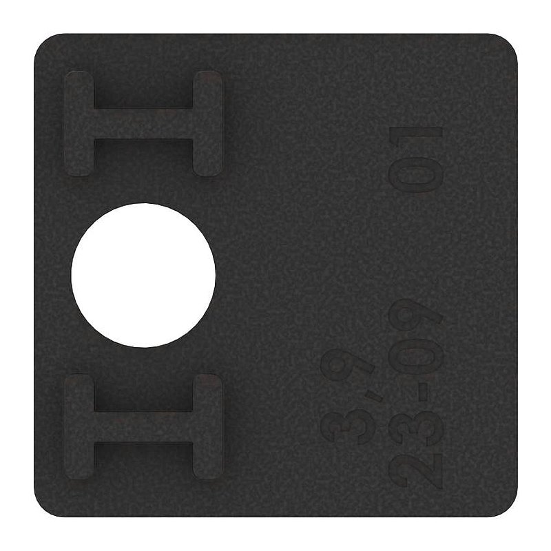 1 Paar Gummi für Mod. 36, für ESG-Glas 10mm