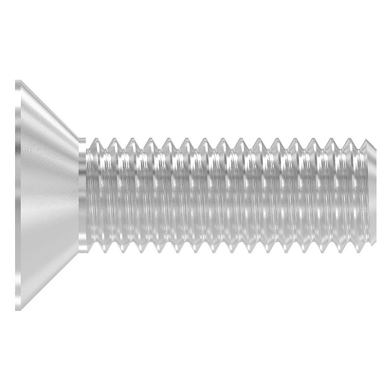 Countersunk head screw M8x25, AISI304, ISO 10642