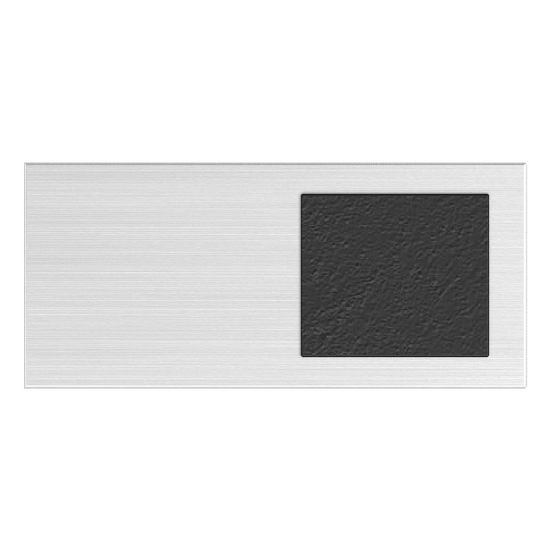Retaining shelf with straight connection, AISI304
