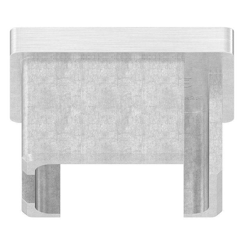 Capuchon à enfoncer, pour tube 40x30x2,0mm, V4A