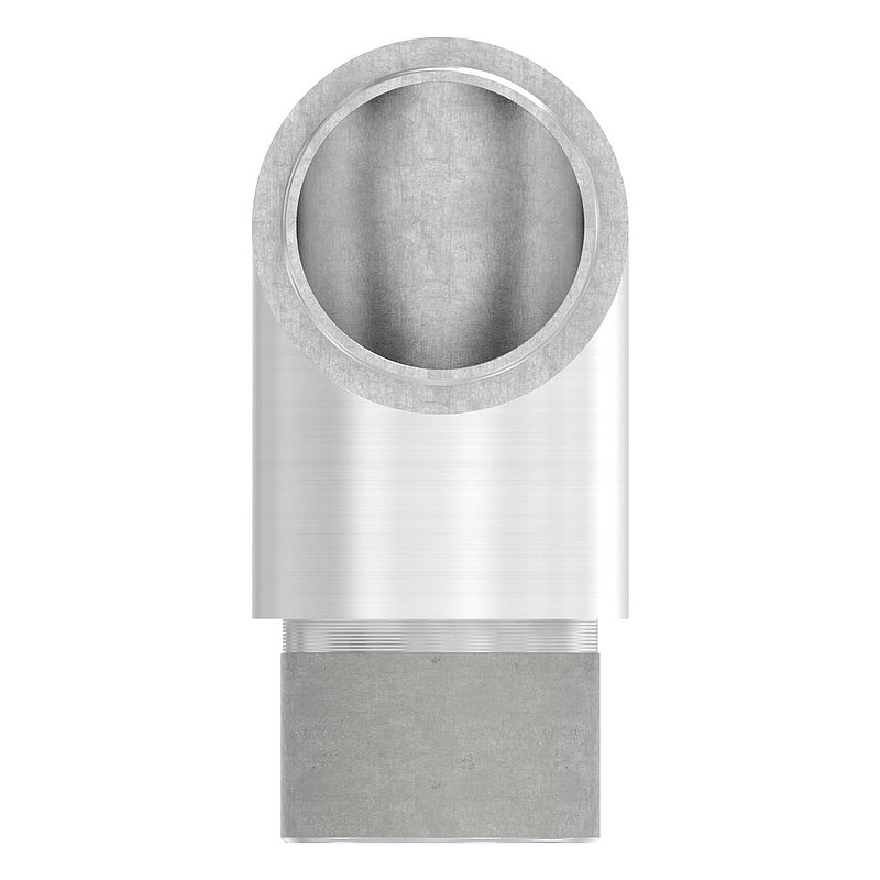 Corner piece 90°, for tube 33.7x2.5mm, AISI304