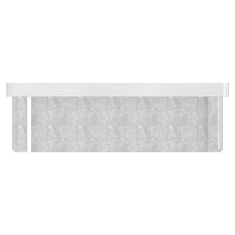 Einsteckkappe, für Rohr 80x40x2,0mm, V4A