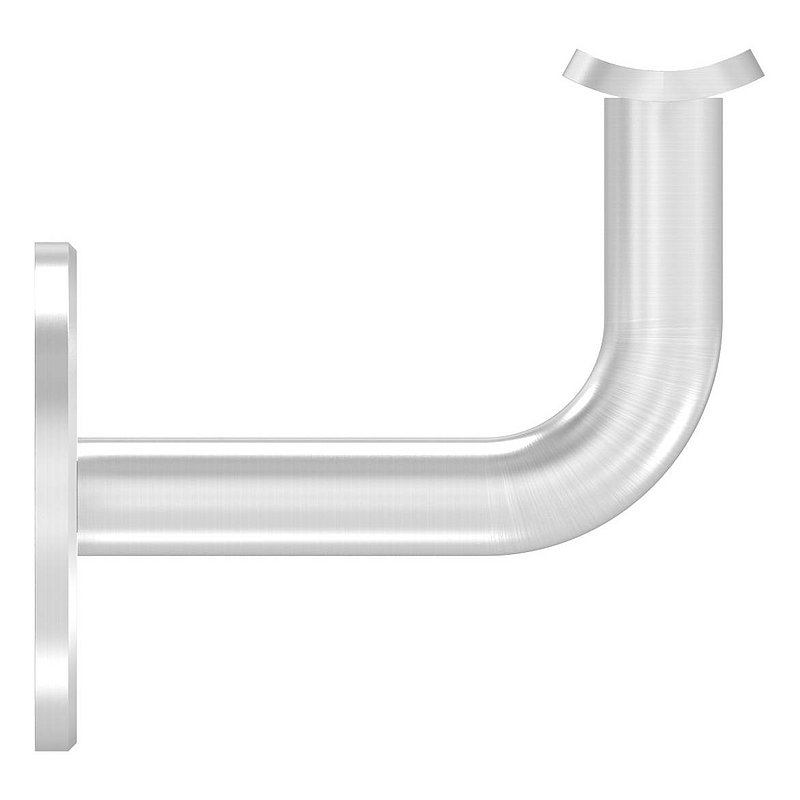 Handrail holder without cable gland for LED handrails, solid material, AISI304