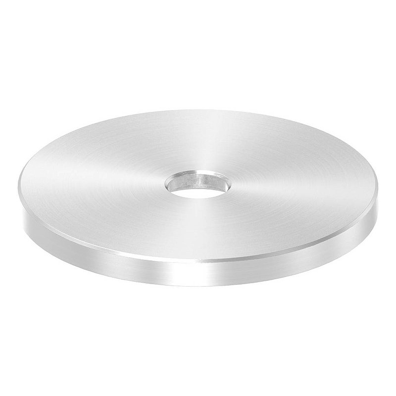 Unterteil für 62mm Glaspunkthalter, t: 5mm, V2A