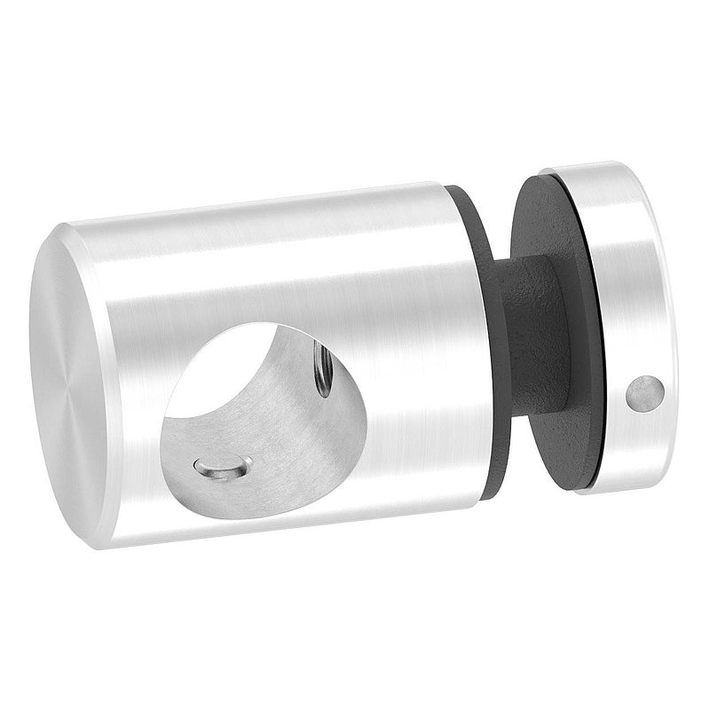 Querstab-Glashalter  Ø25mm für 16mm Rund, für Glas 6-12,76mm, V2A