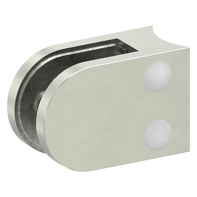 Glasklemme Mod. 33, Anschluss: 48,3mm, VA-Effekt