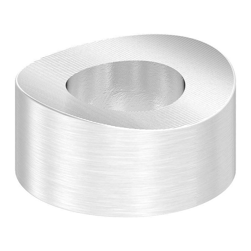Formanschluss, mit Bohrung 6,5mm, V2A