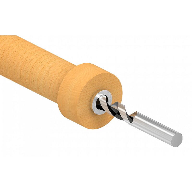 drilling jig for wooden handrail Ø 42,4mm for dowel Ø 15mm