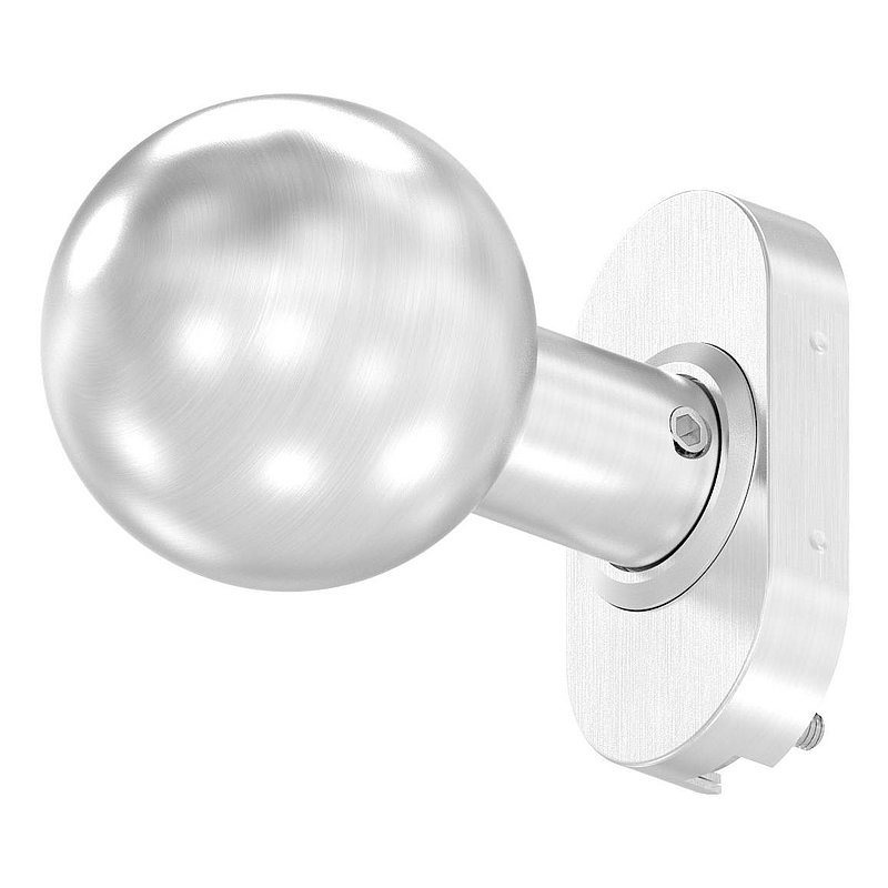 Handle knob, Ø 50mm, rotatable, AISI304