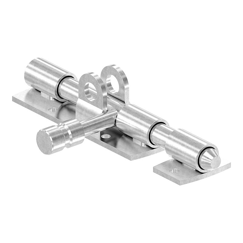 Torriegel zum Anschrauben, Edelstahl V2A