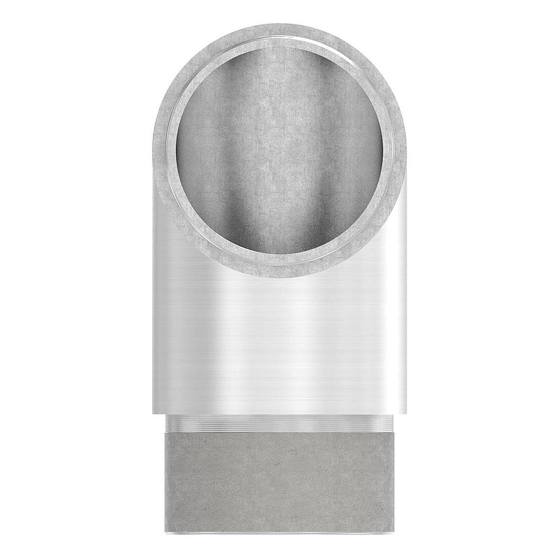 Corner piece 90°, for tube 42.4x2.0mm, AISI304