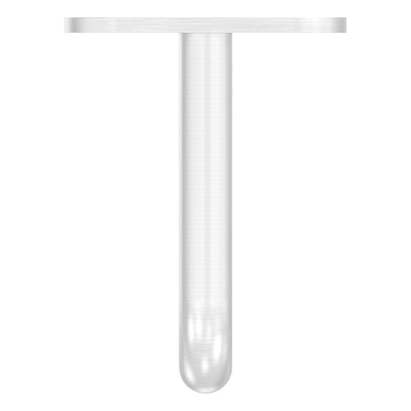 Bracket Ø 12mm with straight handrail connection plate, AISI304