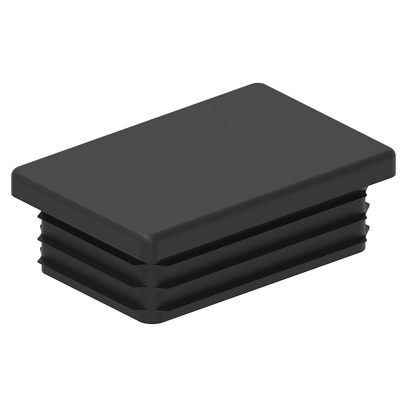 Bouchon plastique pour tube rectangulaire 60x40mm