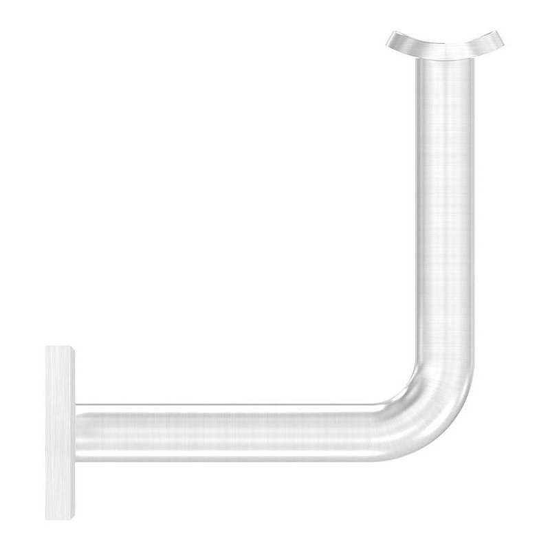 Handrail bracket with handrail connection plate 42.4 mm (round plate and bracket welded),