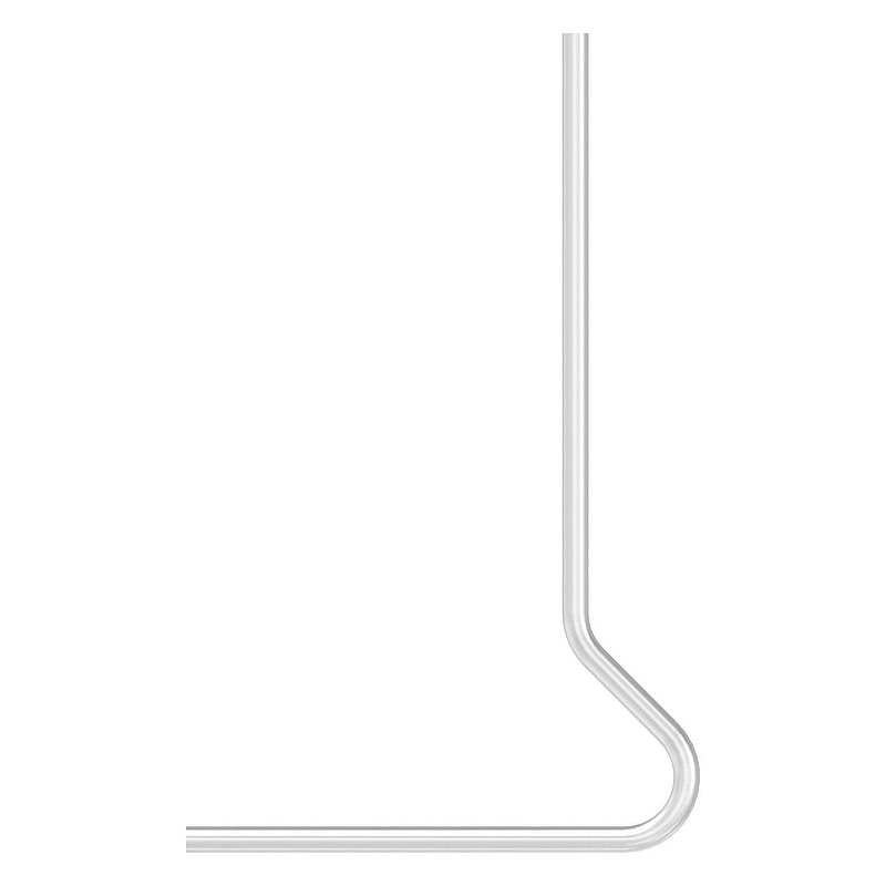 Post bent, made of tube 42.4mmx2.5mm, AISI304