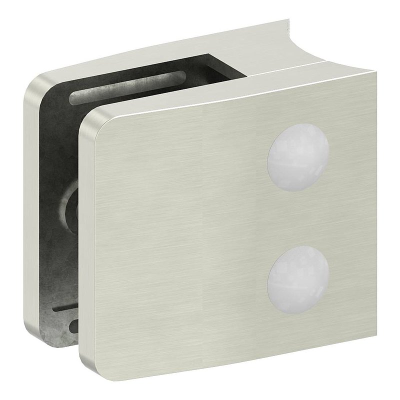 Glasklemme Mod. 34, Anschluss: 48,3mm, VA-Effekt