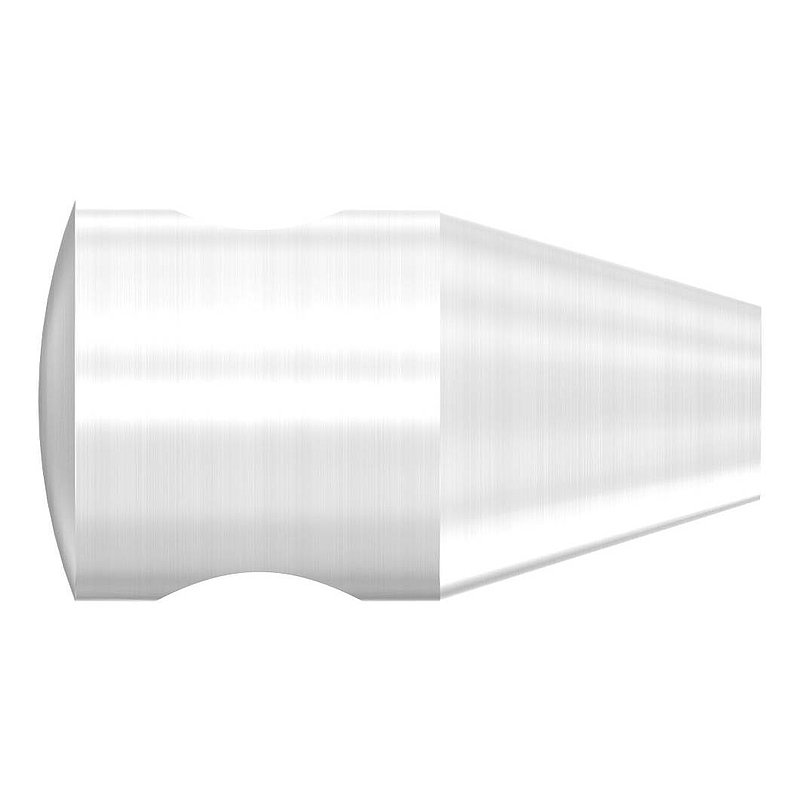 Support de lisse transversale avec taraudage M6, perçage Ø 10,2mm, V2A