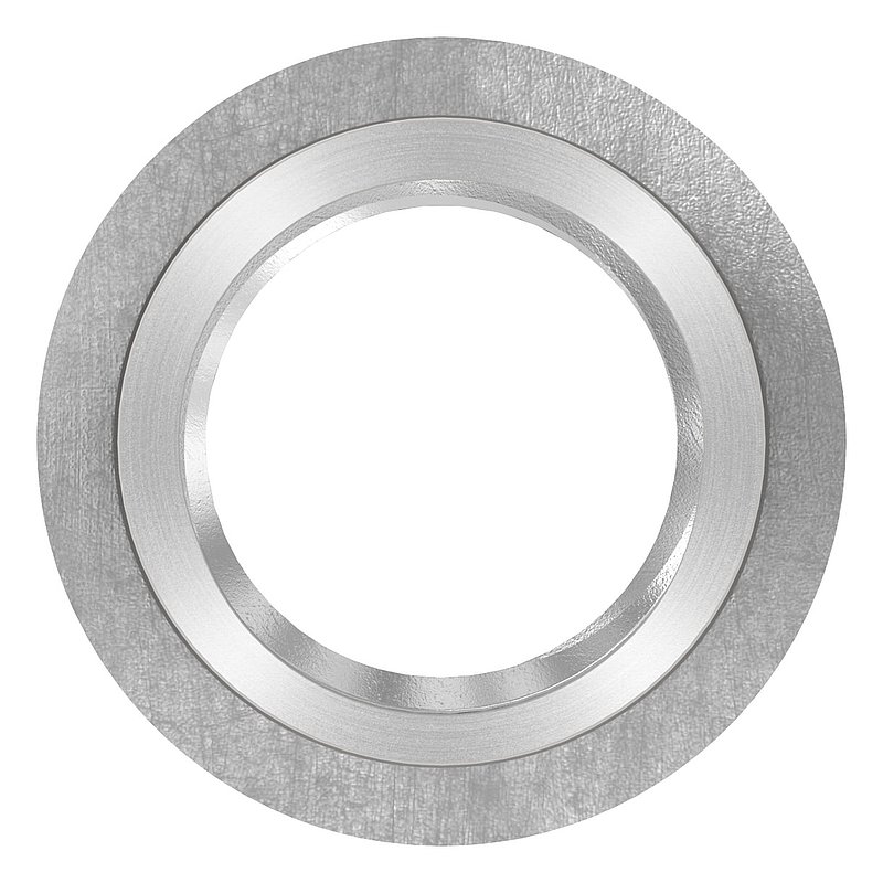 Threaded sleeve, suitable for hinge 120-M20-VA, for tube 42.4 mm, AISI304