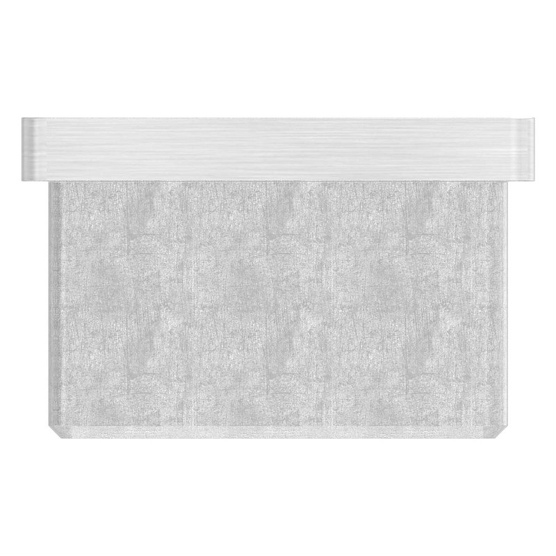 Einsteckkappe, für Rohr 40x40x2,0mm, V2A