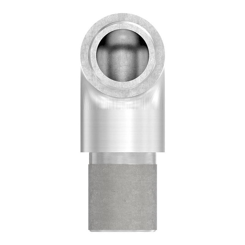 Tube coudé à 90° étroit, pour tube Ø 21,3x2,0mm, V2A