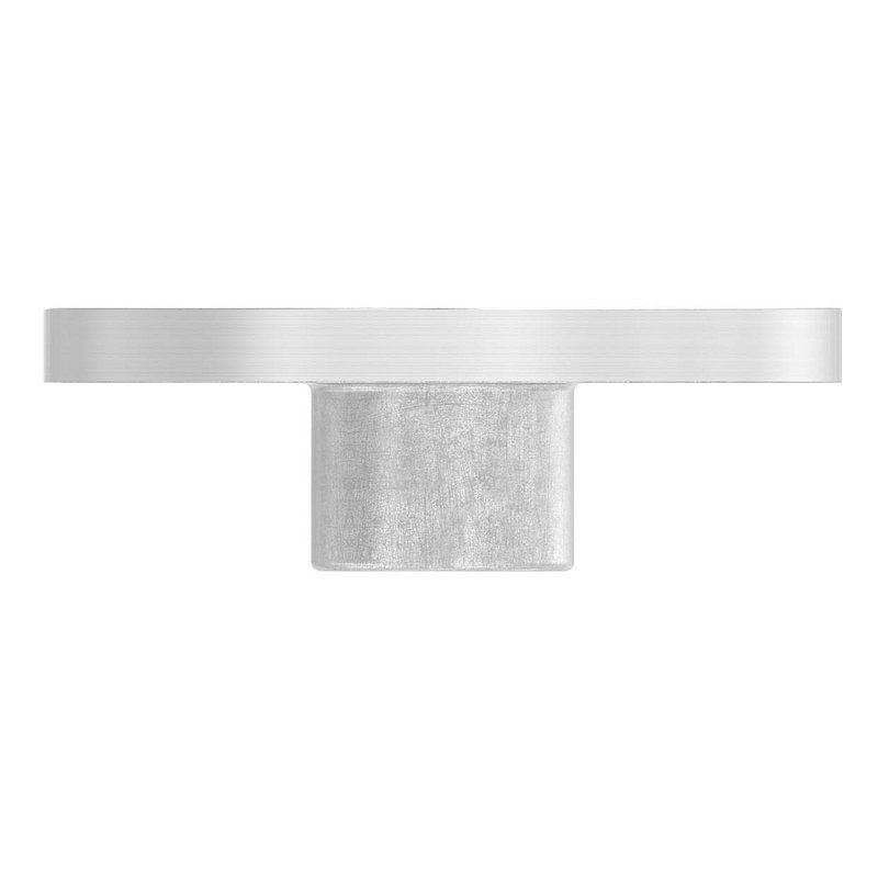 Plate, Ø 42.4mm, for welding on, AISI304