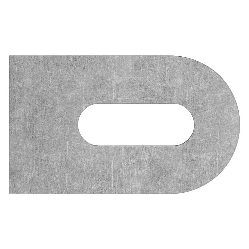 Weld-on bracket 50x30x6mm
