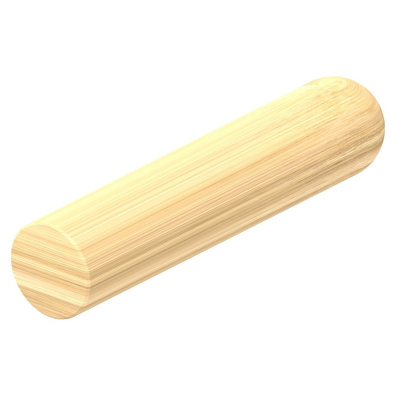 Holzhandlauf Eiche Ø 42mm, Länge 200mm, lackiert