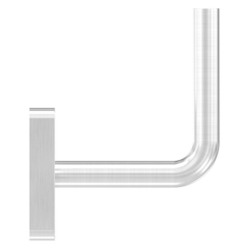 Handlaufhalter zum Anschweißen + Abdeckrosette (Ronde und Bügel verschweißt), V2A