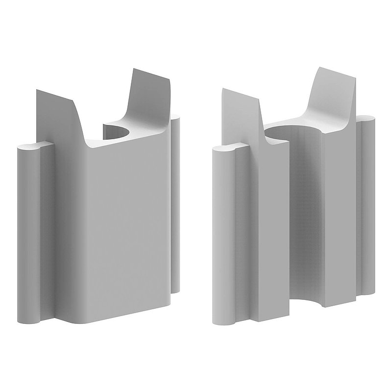 Rail Fix mounting case, complete set