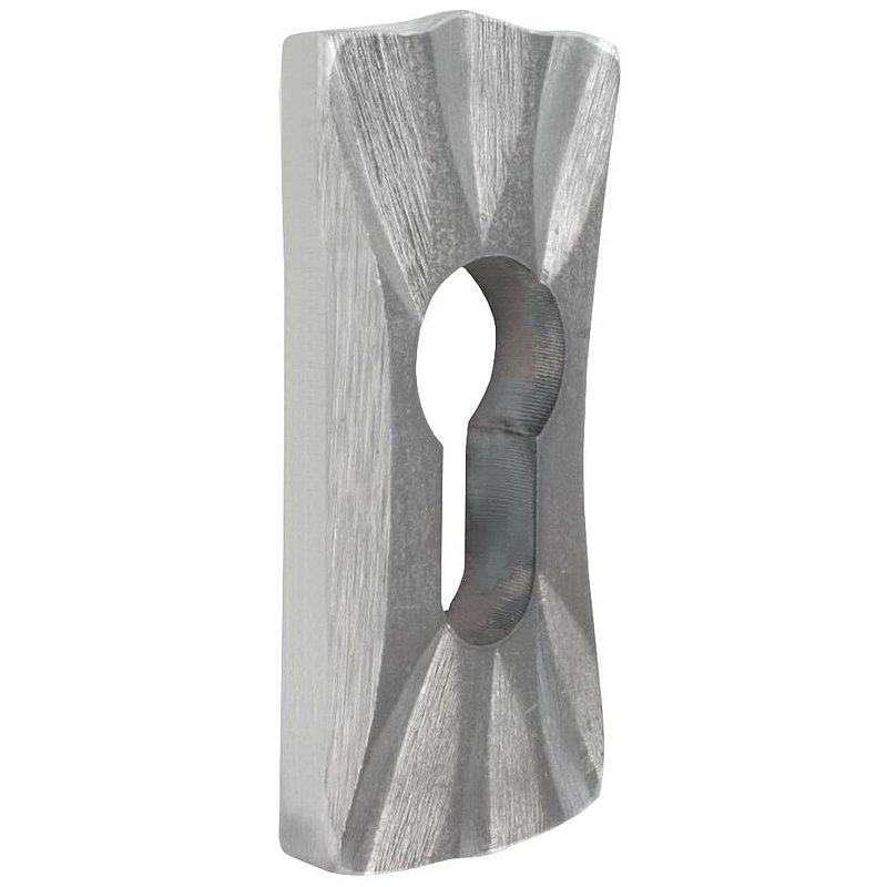 Sicherheitsrosette 76x35x10mm, zum Aufschweißen