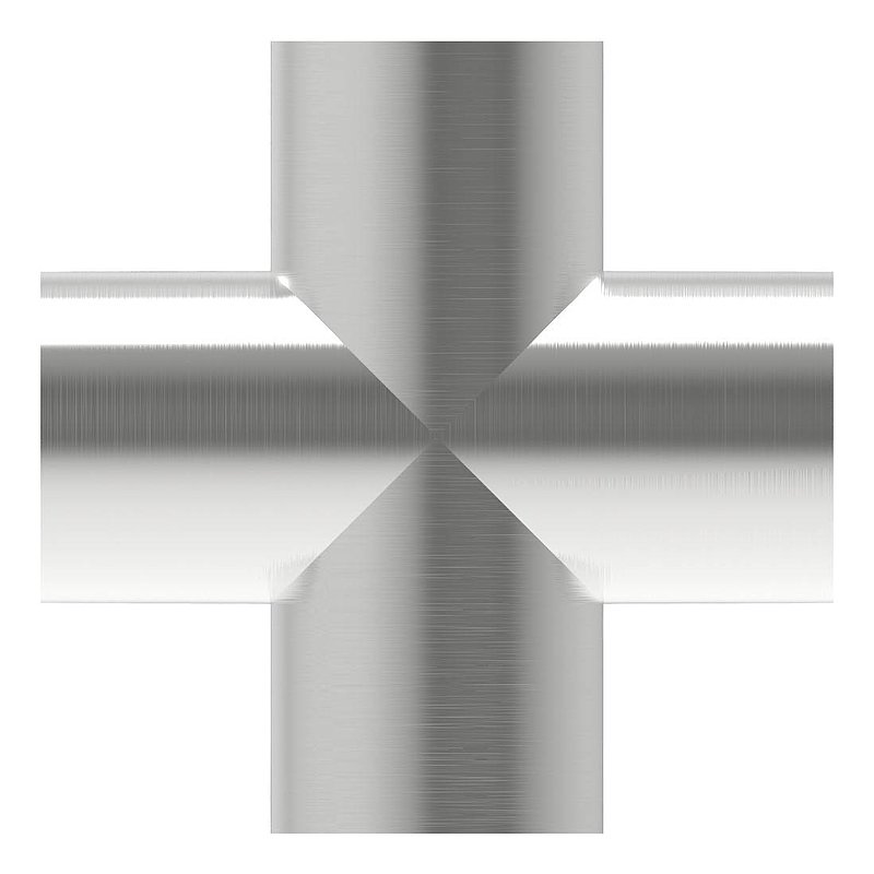 Kreuzstück, 48,3x2,0mm, V2A