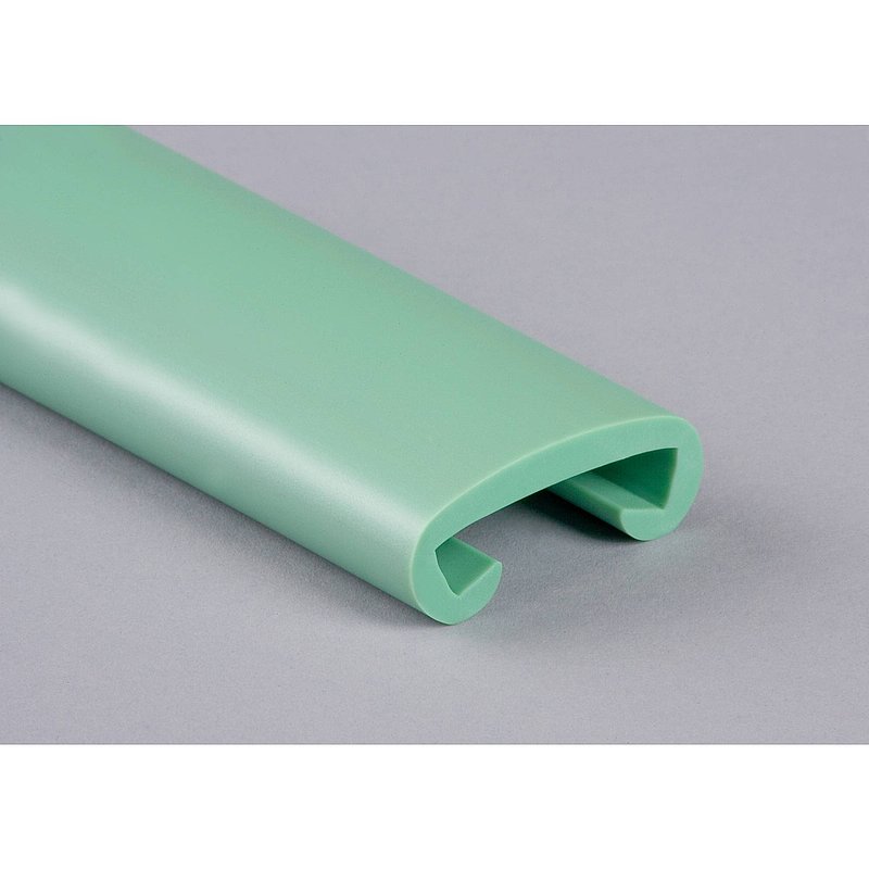 Kunststoffhandlauf für 40x8mm, stratos-grün