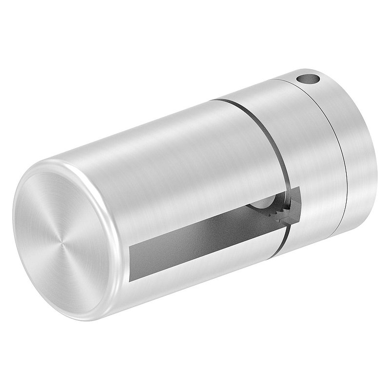 Brenk base holder for flat bars 40x6mm, AISI304