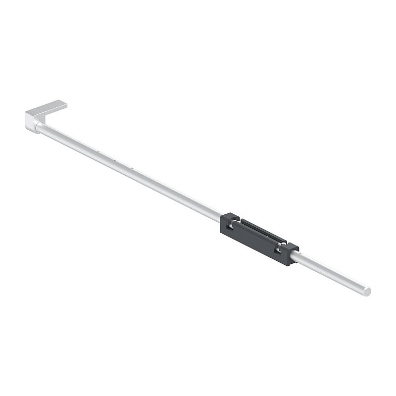 Bodenriegel XL mit Länge 1000mm, zum Anschrauben, RAL 7016