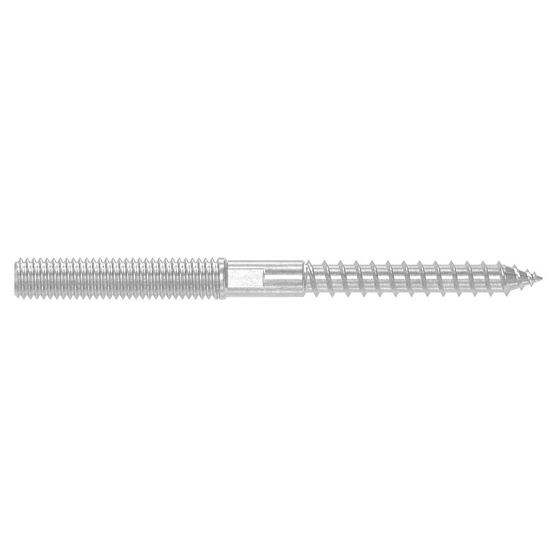 Hanger bolt M8x100mm, AISI304