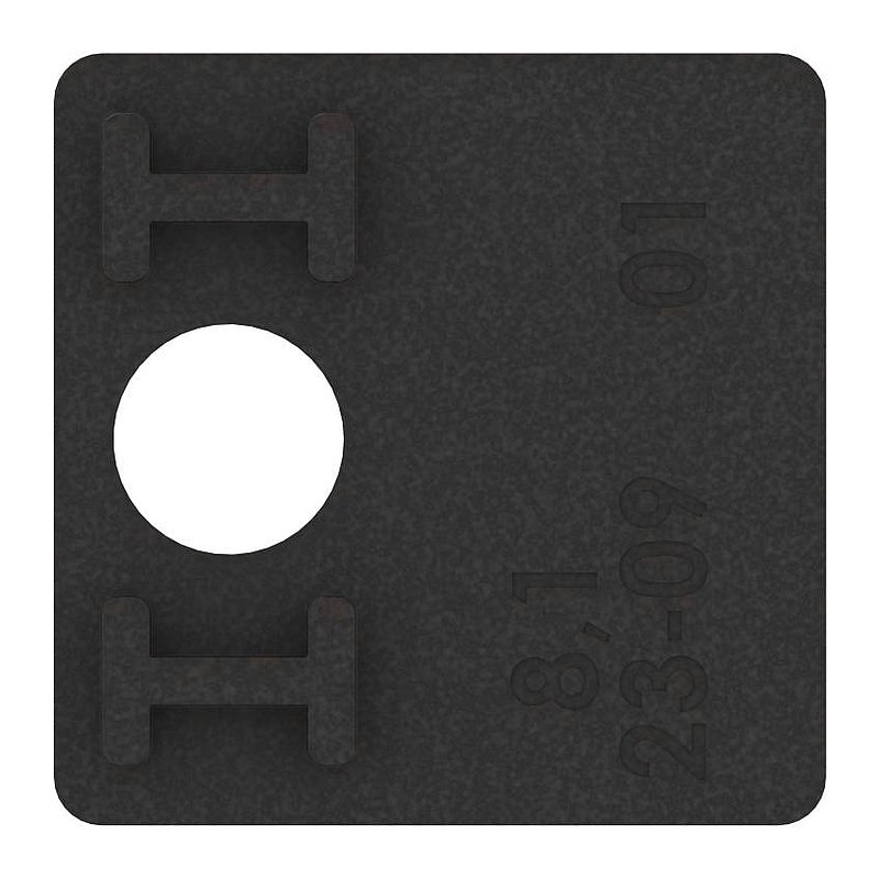 1 Paar Gummi für Mod. 36, für Blech 1,5mm