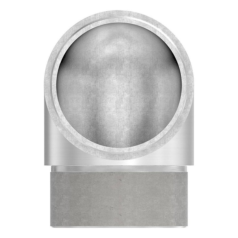 Tube coudé à 90° étroit, pour tube Ø 48,3x2,0mm, V2A