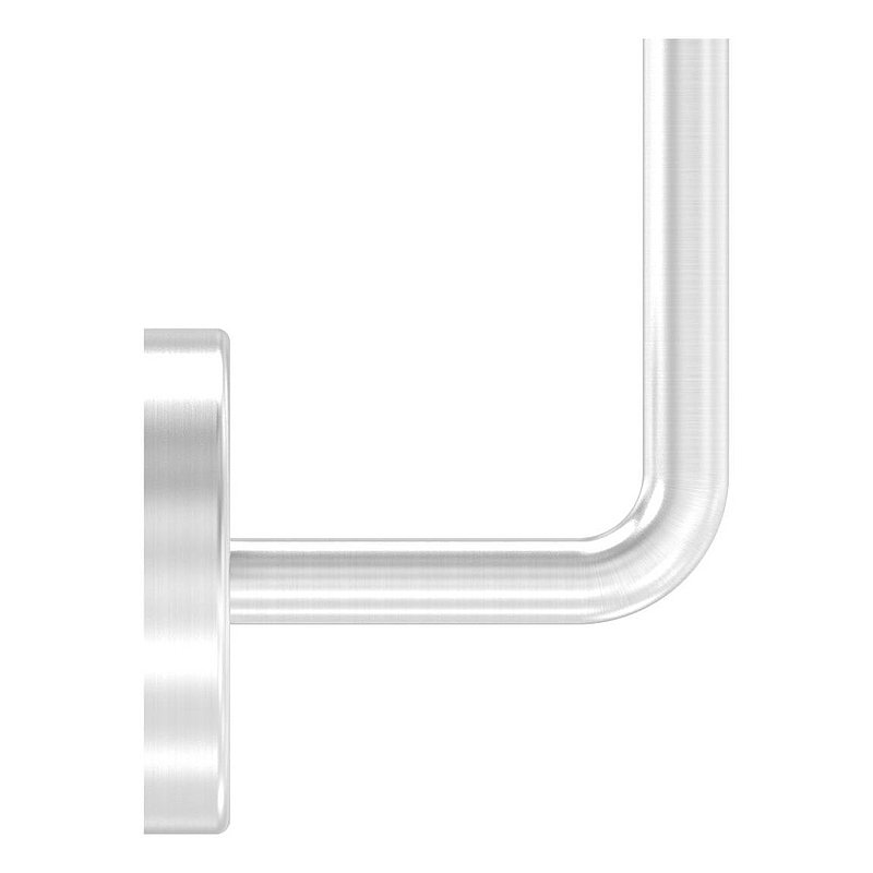 Handrail bracket incl. clip rosette (round plate and bracket welded), AISI304