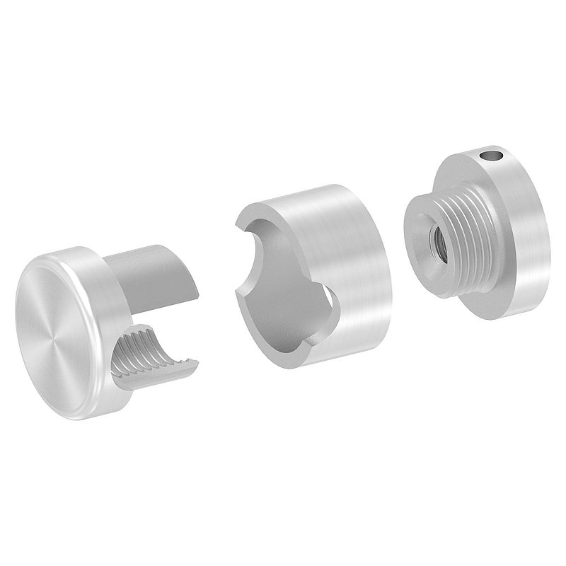 Brenk, support de base pour barreaux Ø 12mm, V2A