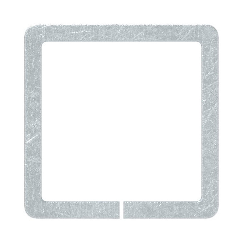Ausgleichshülse von 8x8 auf 10x10mm, verzinkt
