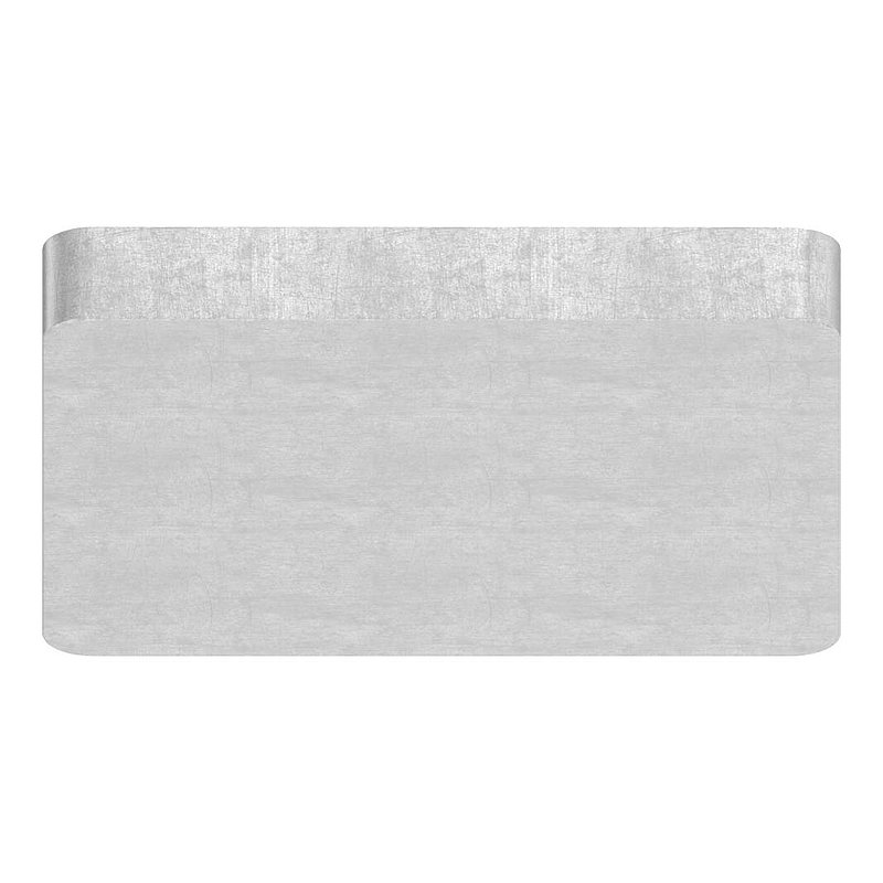 Flachkappe für QR 30x30mm, Stahl roh