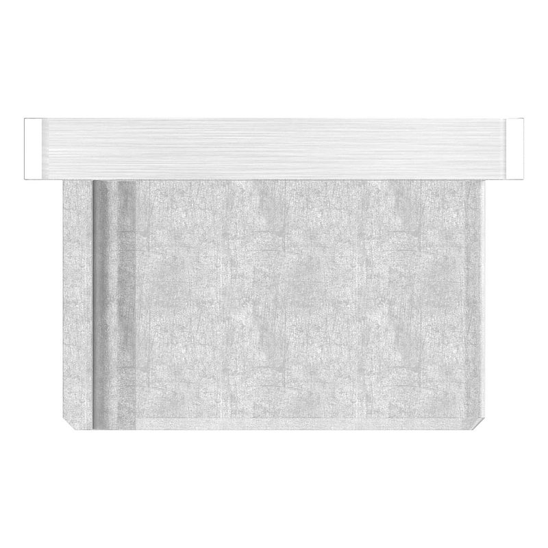 Einsteckkappe, für Rohr 60x40x3,0mm, V2A